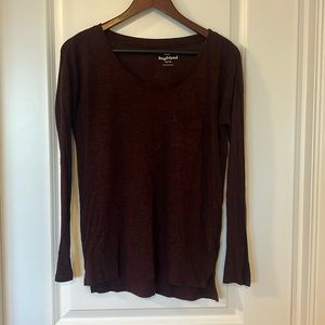 Maroon long sleeve